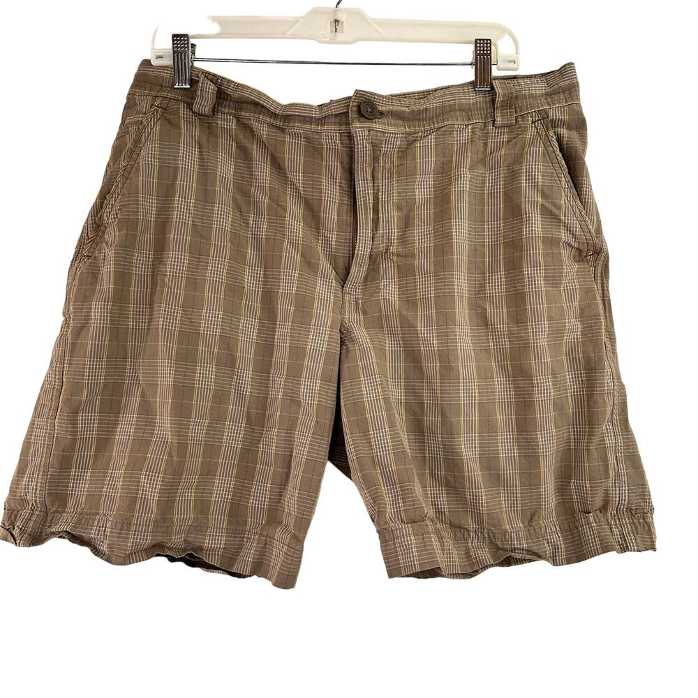 Marmot Men's Plaid Cotton Shorts Size 36